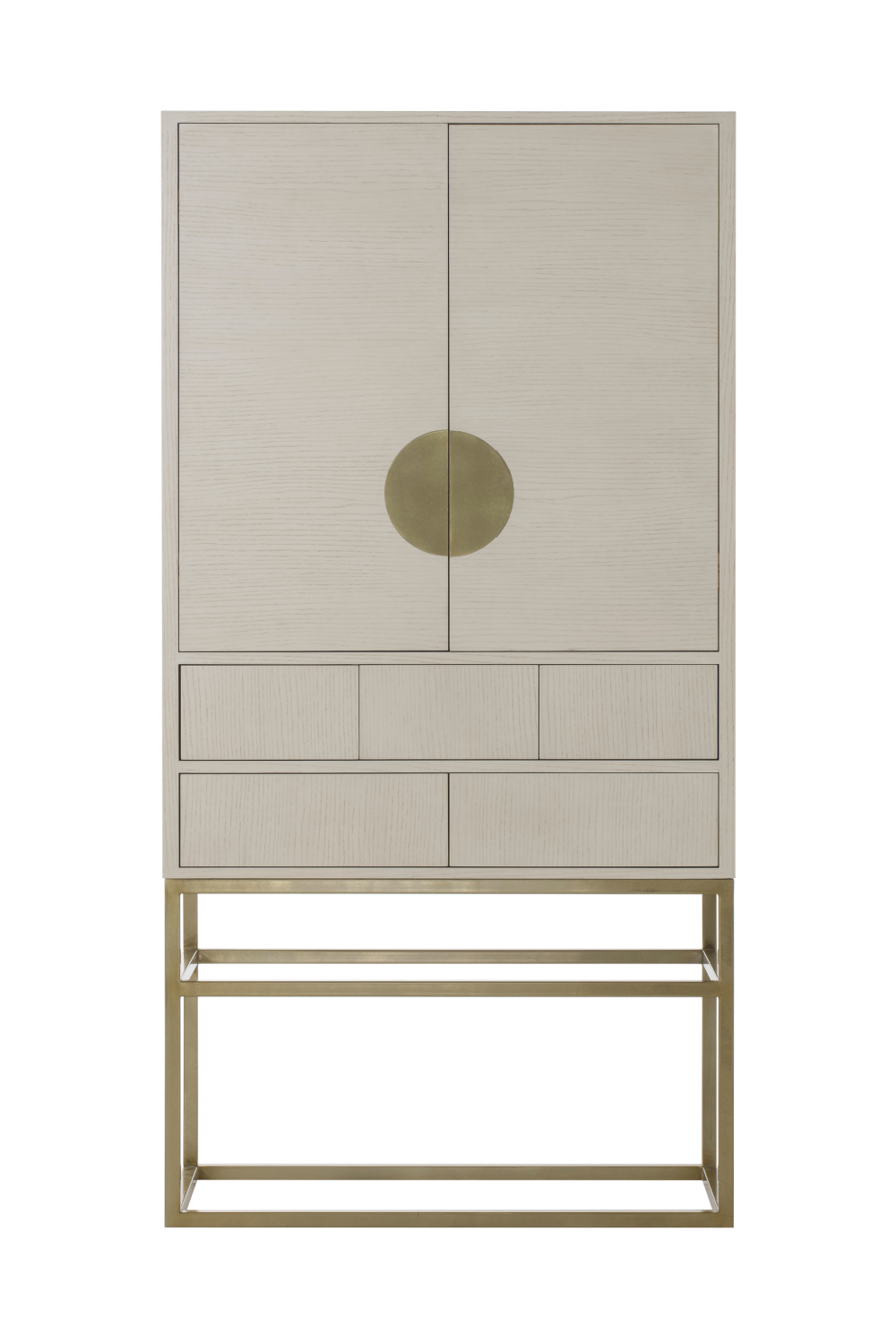 Aged Brass Ash High Cabinet | Andrew Martin Louis | OROA