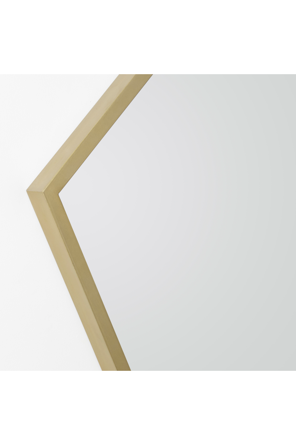 Aged Brass Abstract Wall Mirror | Andrew Martin Elena | OROA