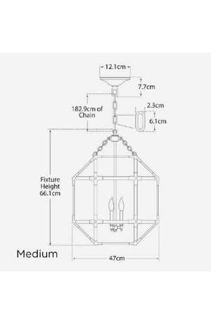 Glass Case Pendant Lamp | Andrew Martin Morris | Oroa.com