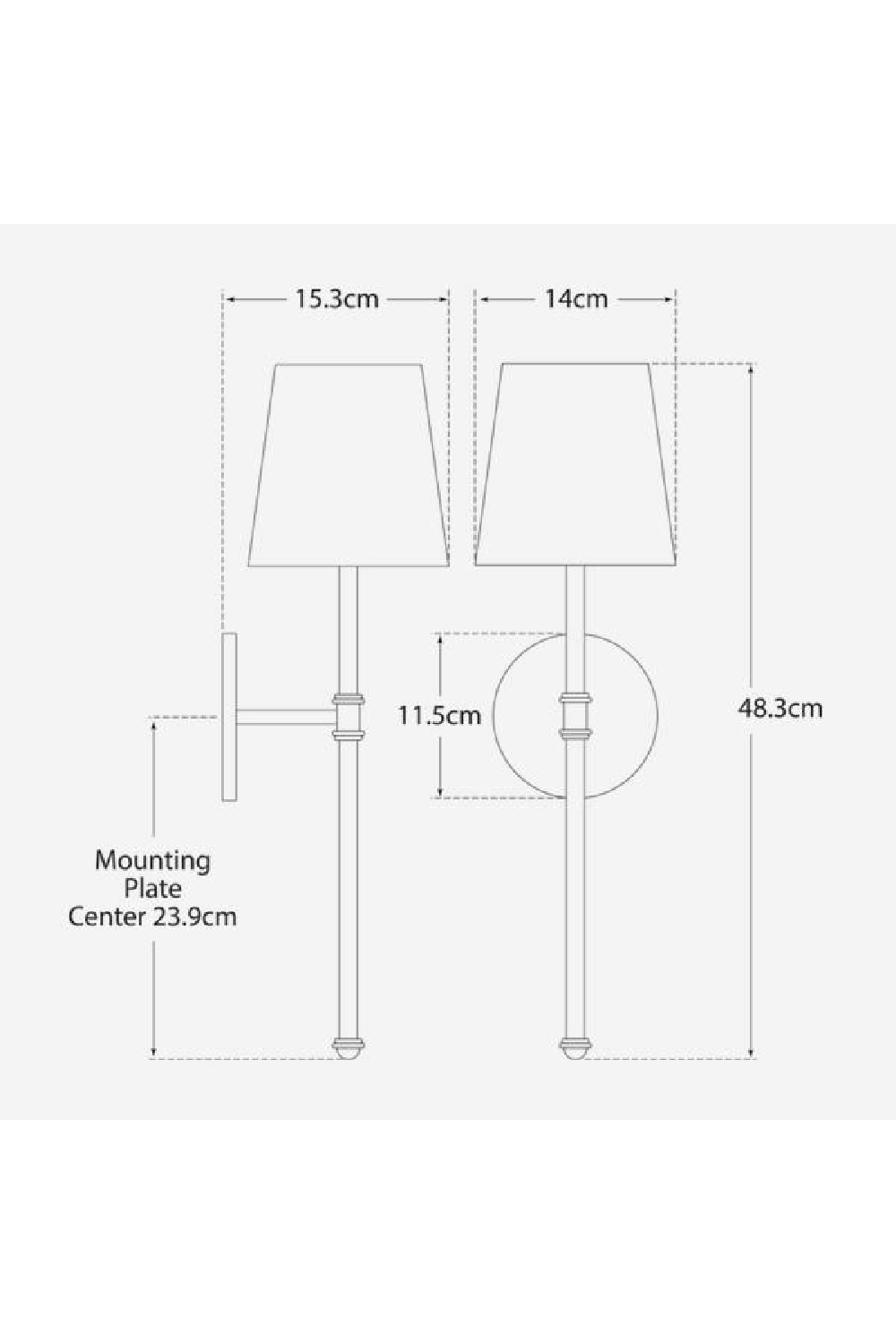 Modern Classic Wall Light | Andrew Martin Camille | Oroa.com