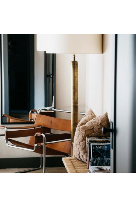 Antique Brass Floor Lamp | Andrew Martin Longacre | Oroa.com