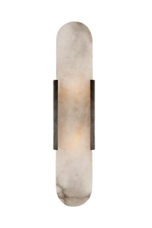 Elongated Alabaster Wall Light | Andrew Martin Melange | Oroa.com