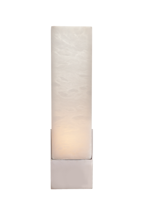 Polished Nickel Frosted Glass Wall Light | Andrew Martin Covet | OROA
