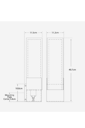 Antique Brass Frosted Glass Wall Light | Andrew Martin Covet | Oroa.com