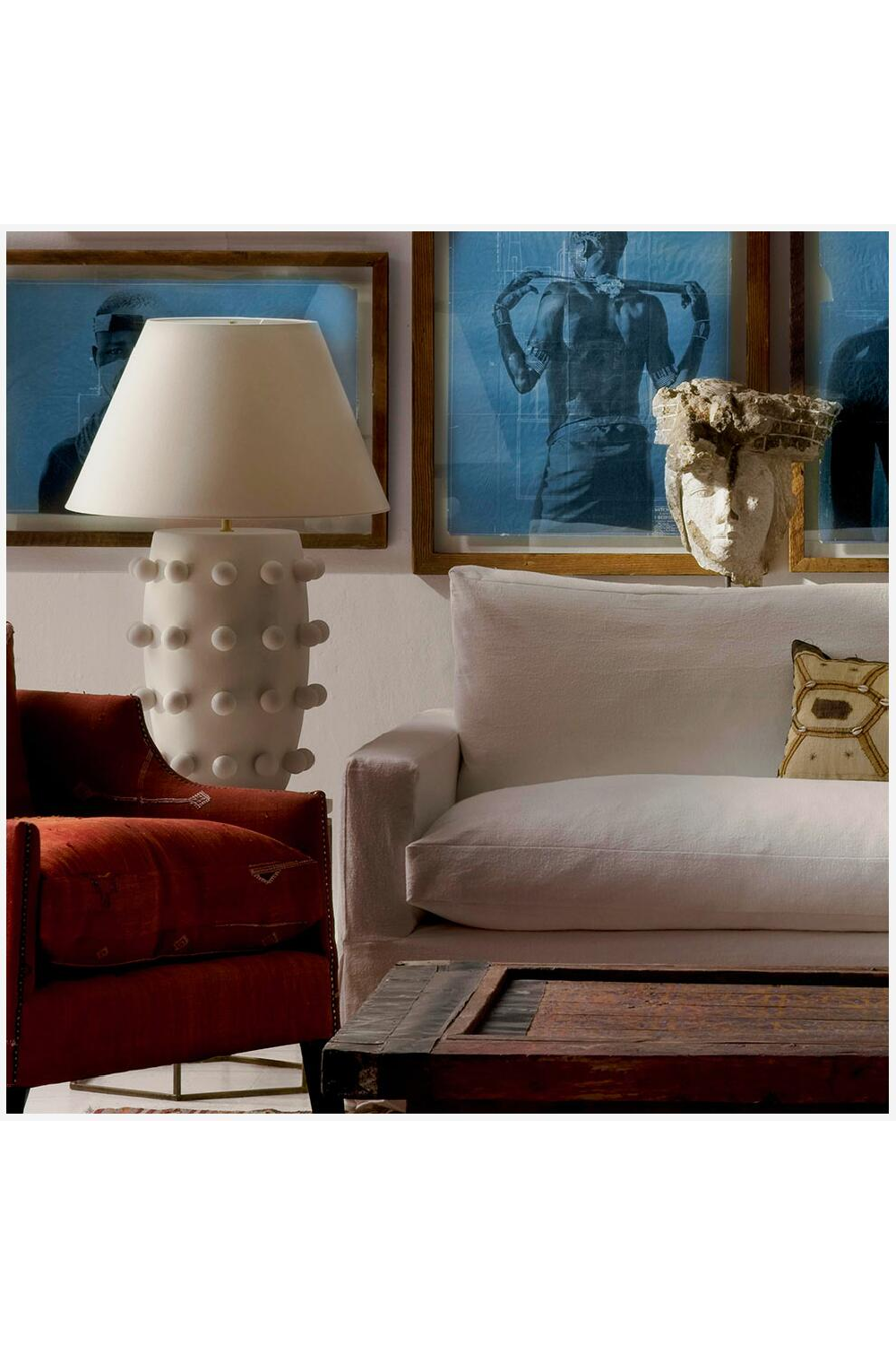 Bobble-Studded Modern Table Lamp | Andrew Martin Linden | OROA.com