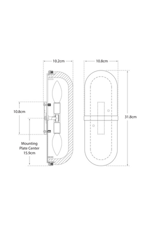 Marble Shade Wall Light | Andrew Martin Melange Capsule | OROA