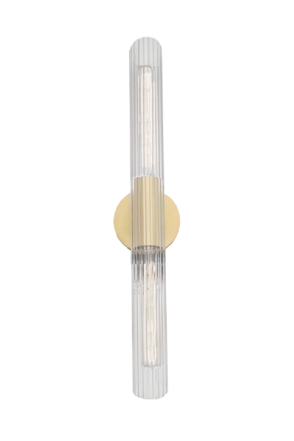 Glass Cylinder Gold Wall Light | Andrew Martin Cecily | Oroa.com