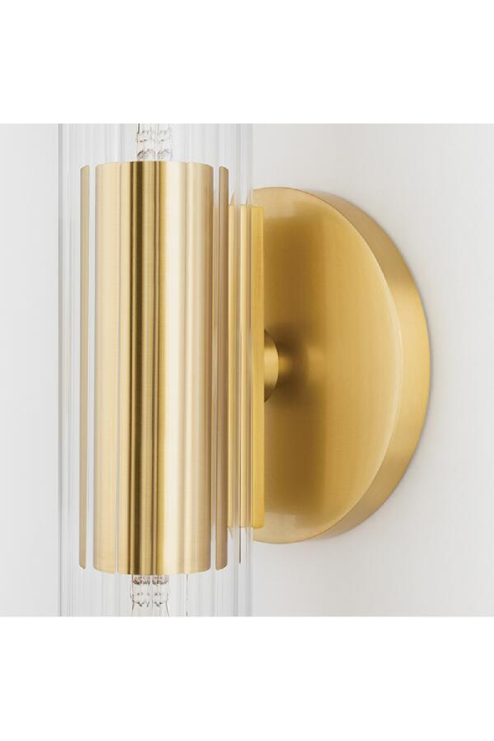 Glass Cylinder Gold Wall Light | Andrew Martin Cecily | Oroa.com