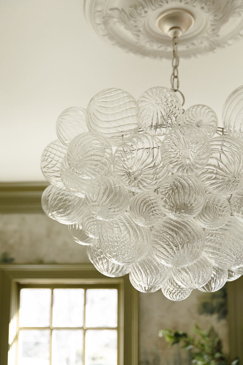 Swirled Glass Orbs Chandelier | Andrew Martin Talia | Oroa.com