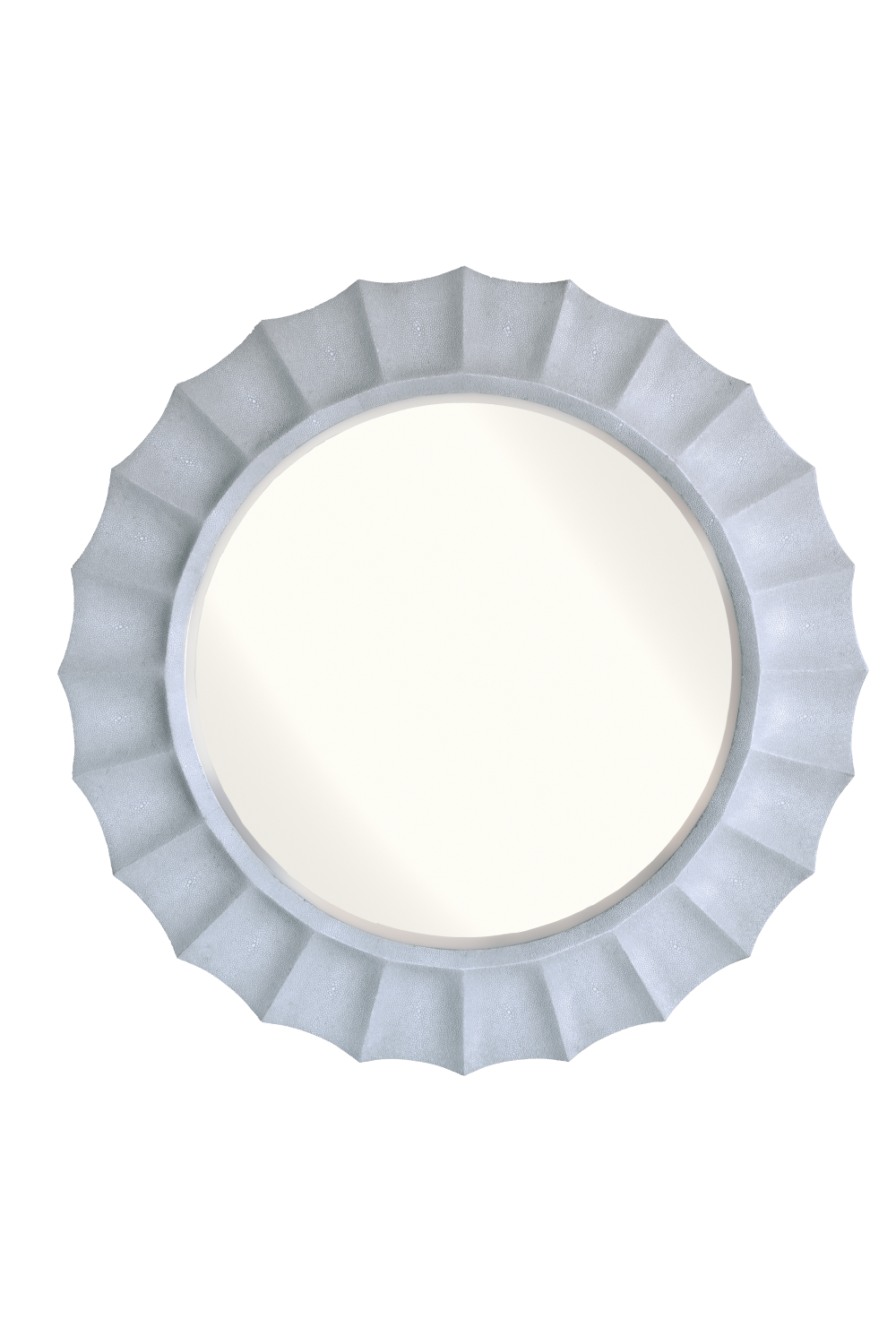 Light Gray Shagreen Mirror | Andrew Martin Joplin | Oroatrade.com