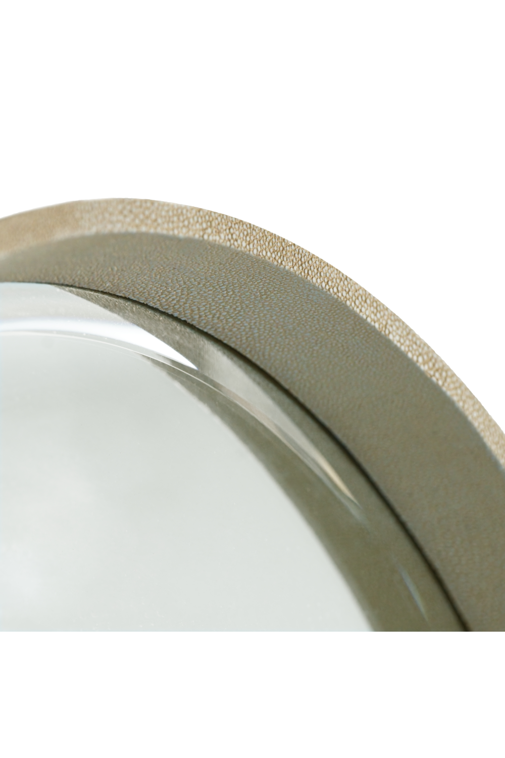 Cream Round Mirror | Andrew Martin Lille | Oroa.com