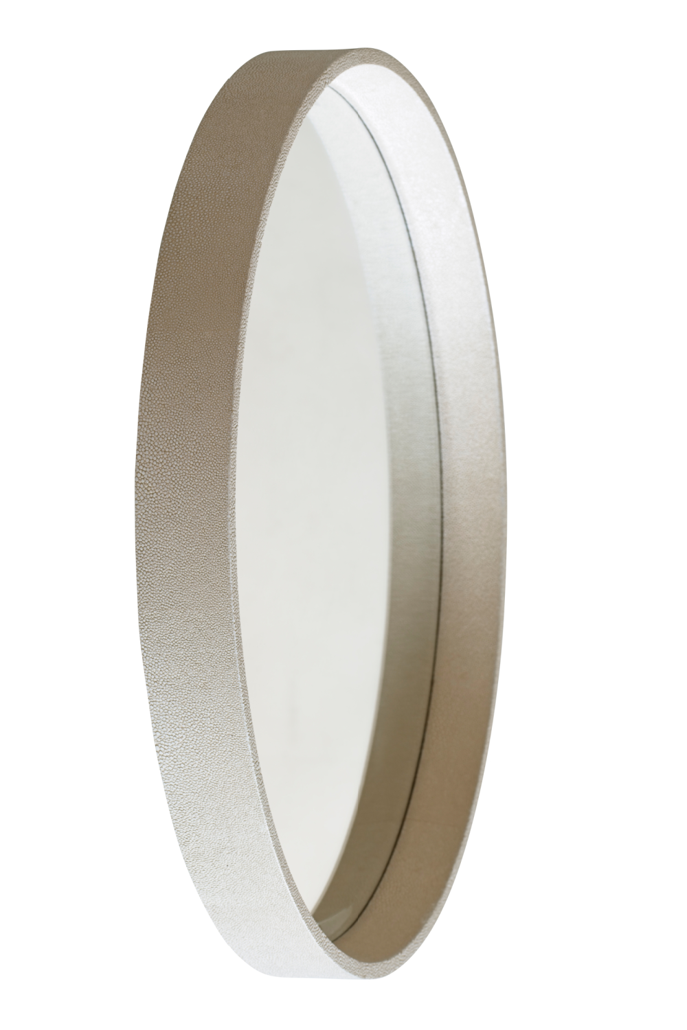 Cream Round Mirror | Andrew Martin Lille | Oroa.com