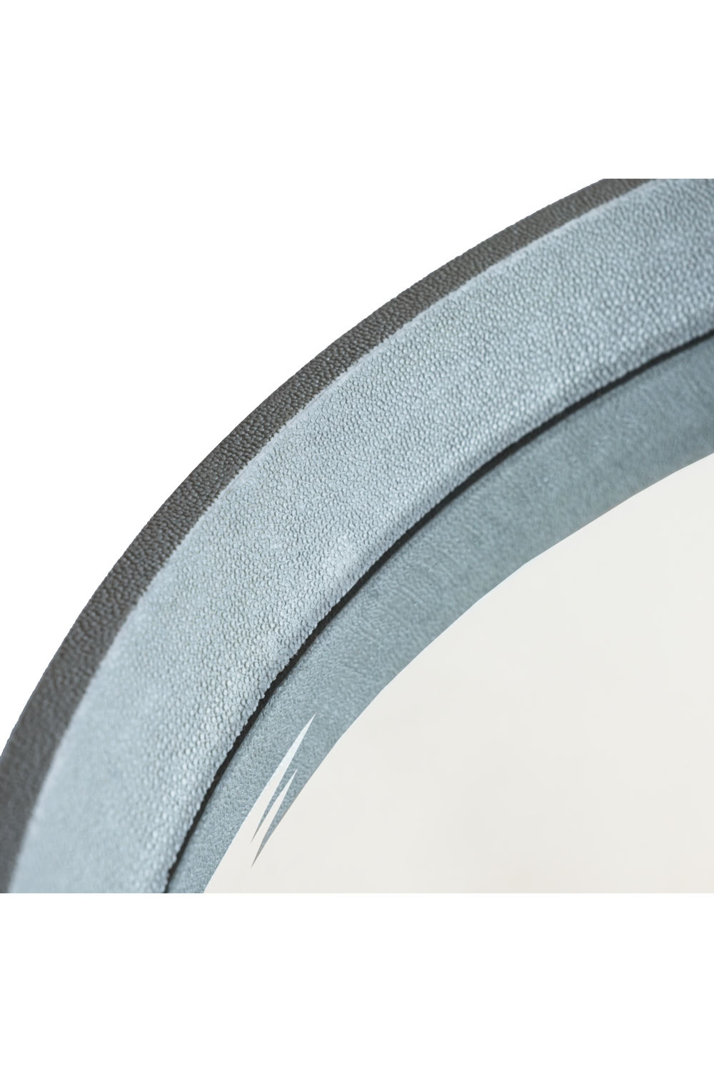 Light Gray Round Mirror | Andrew Martin Lille | Oroa.com