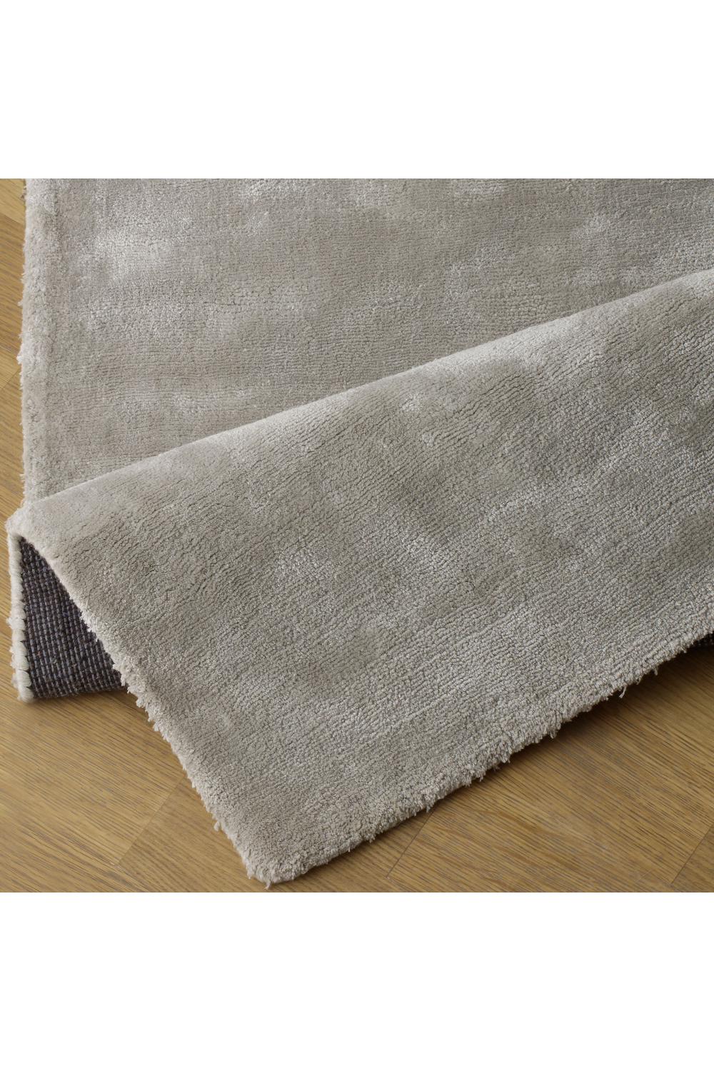 Steel Gray Velvet Rug 8' x 10' | Andrew Martin Aurum | OROA