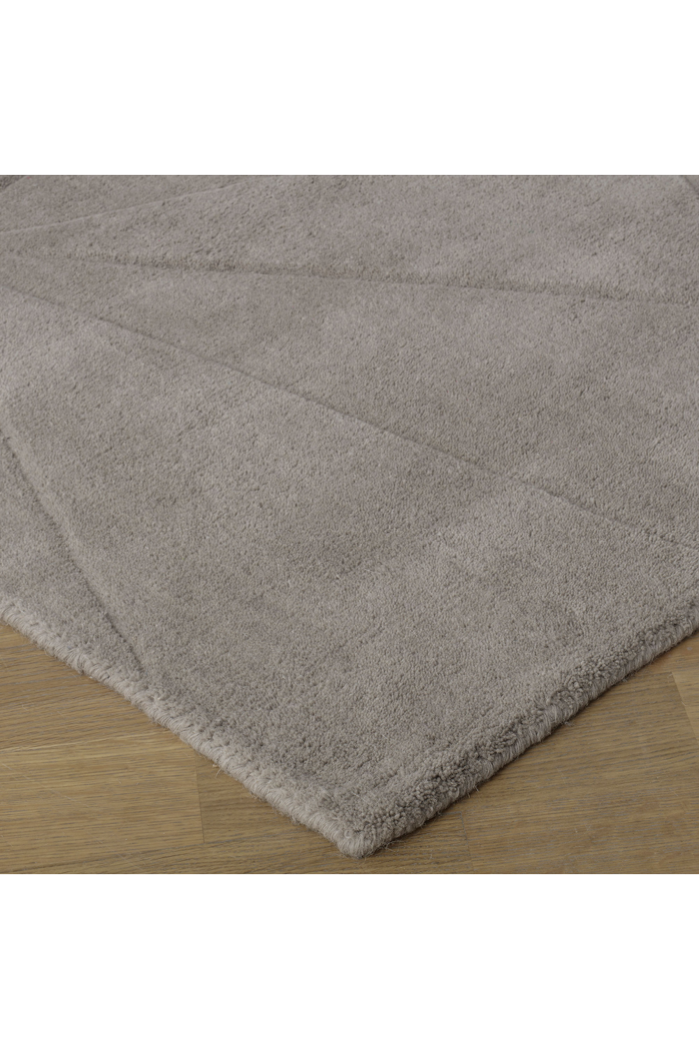 Soft Gray Wool Rug | Andrew Martin Fabrice | Oroatrade