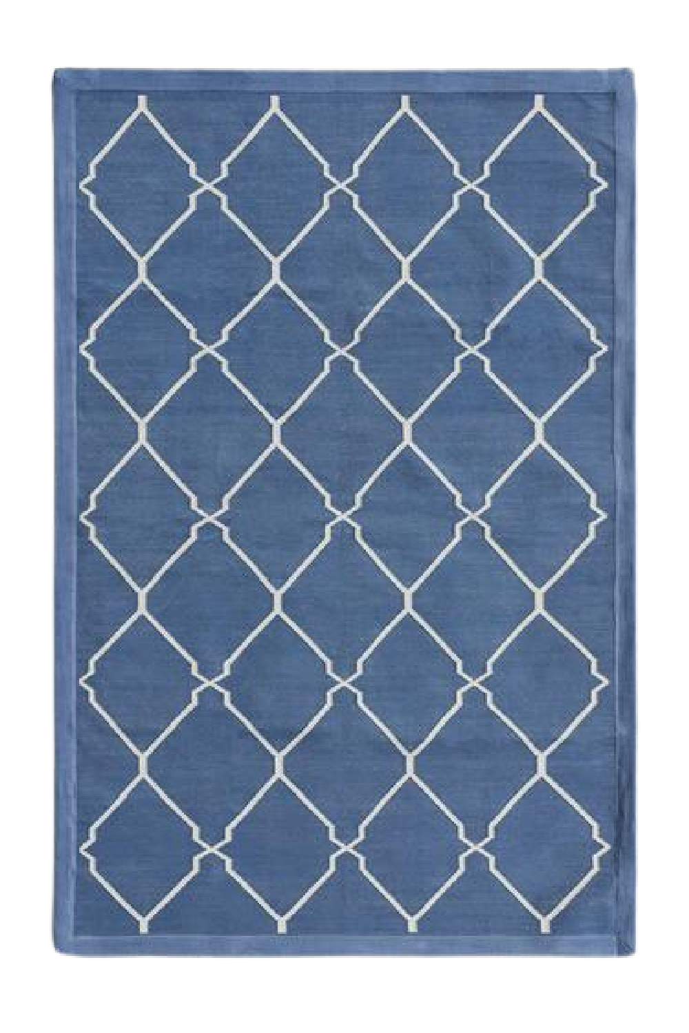 Geometric Print Cotton Rug | Andrew Martin Trellis | OROA