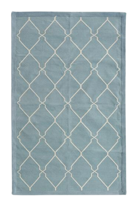  Geometric Print Cotton Rug 4' x 6' | Oroa.com