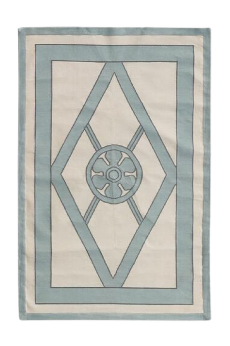   Geometric Handwoven Cotton Rug 6' x 9' | Oroa.com