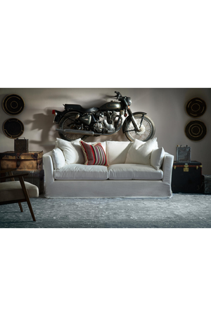 Geometric Design Fringed Outdoor Rug | Andrew Martin Berber | OROA