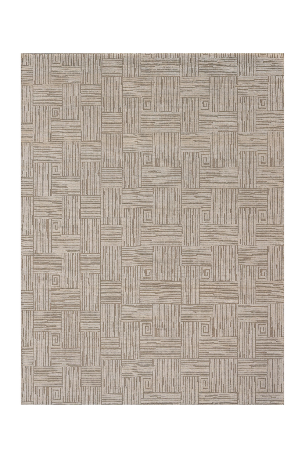 Natural Geometric Design Rug | Andrew Martin Ridge | Oroa.com