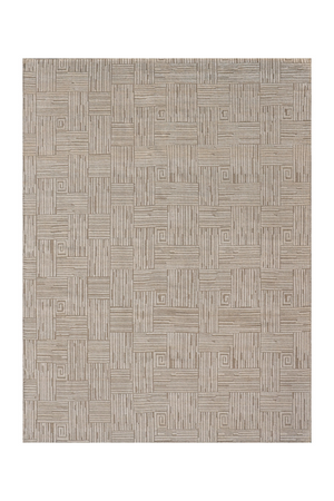 Natural Geometric Design Rug | Andrew Martin Ridge | Oroa.com