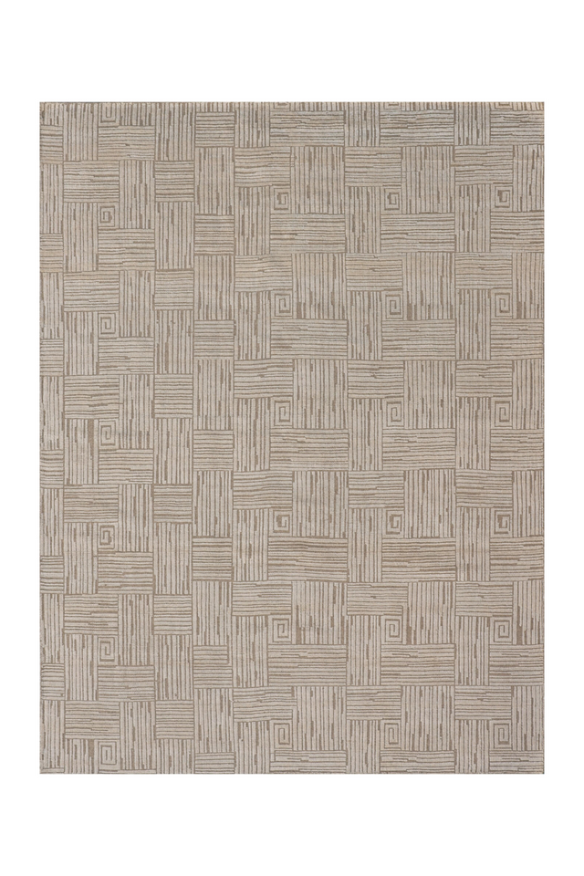 Natural Geometric Design Rug | Andrew Martin Ridge | Oroa.com