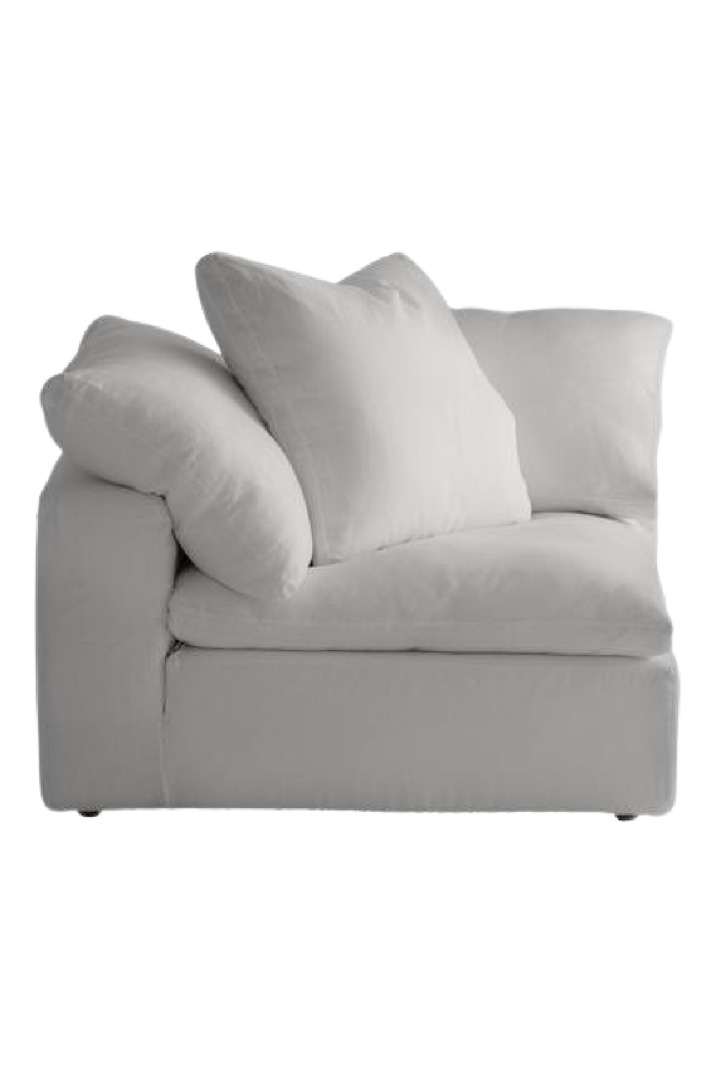 Chalk White Linen Sectional Sofa Jnr | Andrew Martin Truman | OROA