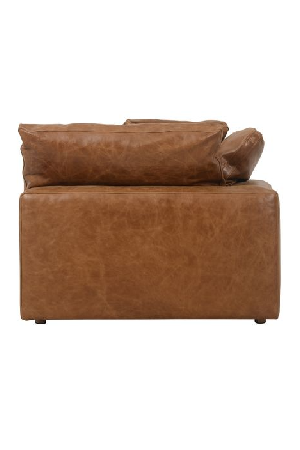 Camel Leather Sectional Sofa L | Andrew Martin Truman | Oroa.com