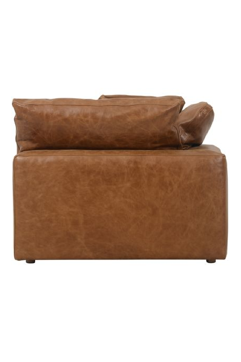 Camel Leather Sectional Sofa L | Andrew Martin Truman | Oroa.com