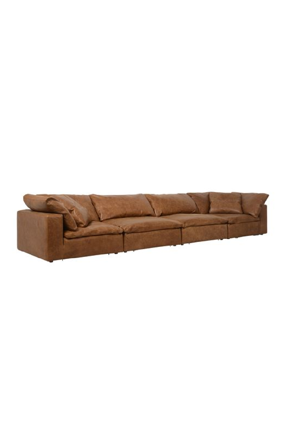 Camel Leather Sectional Sofa L | Andrew Martin Truman | Oroa.com