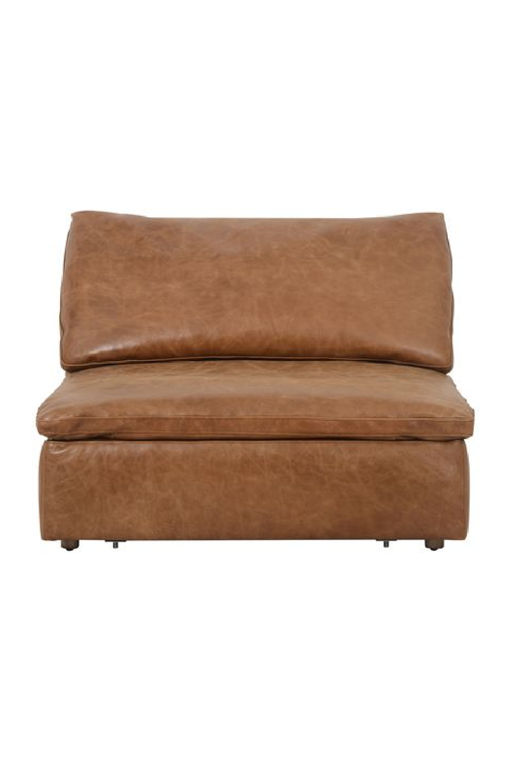 Camel Leather Sectional Sofa L | Andrew Martin Truman | Oroa.com