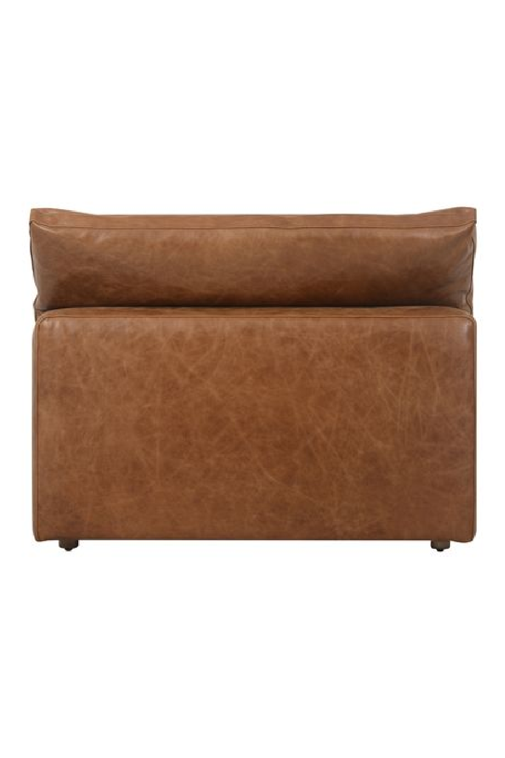 Camel Leather Sectional Sofa L | Andrew Martin Truman | Oroa.com