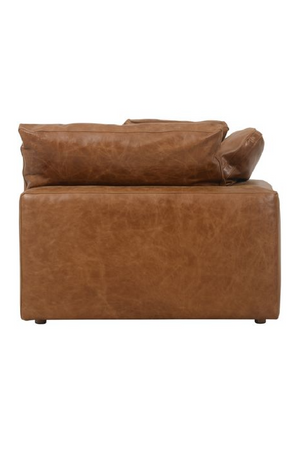 Camel Leather Sectional Sofa Jnr | Andrew Martin Truman | Oroa.com