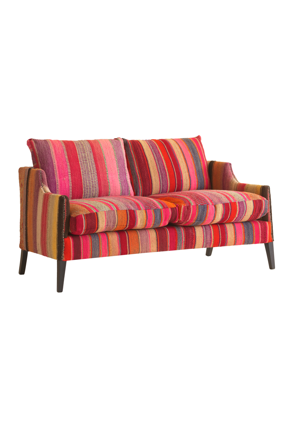 Multi-colored Wool Upholstered Sofa | Andrew Martin Regal | Oroa.com