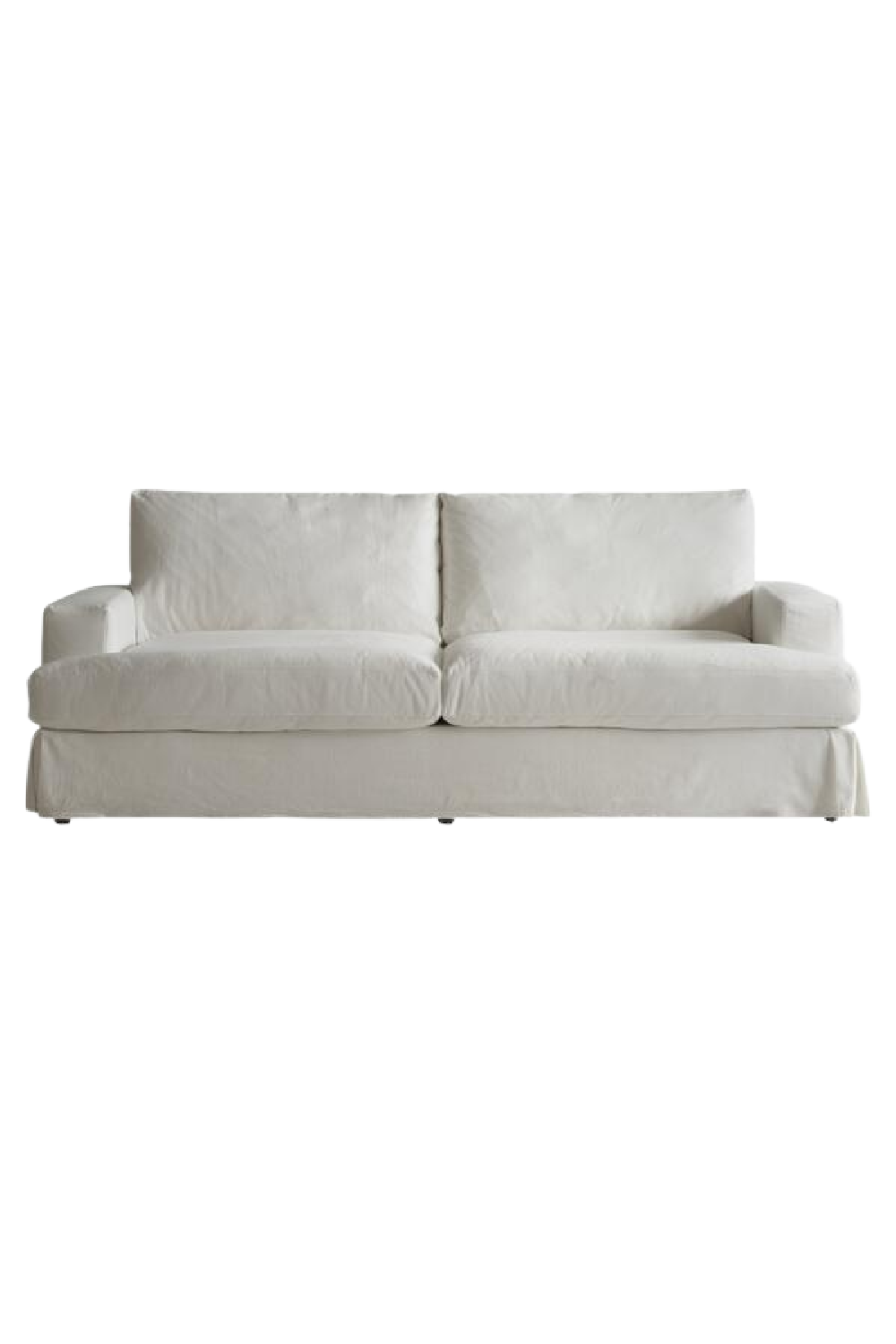 White Linen Classic Sofa | Andrew Martin Strand | Oroa.com