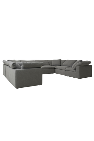 Gray Cotton Sectional Sofa L | Andrew Martin Truman | Oroa.com