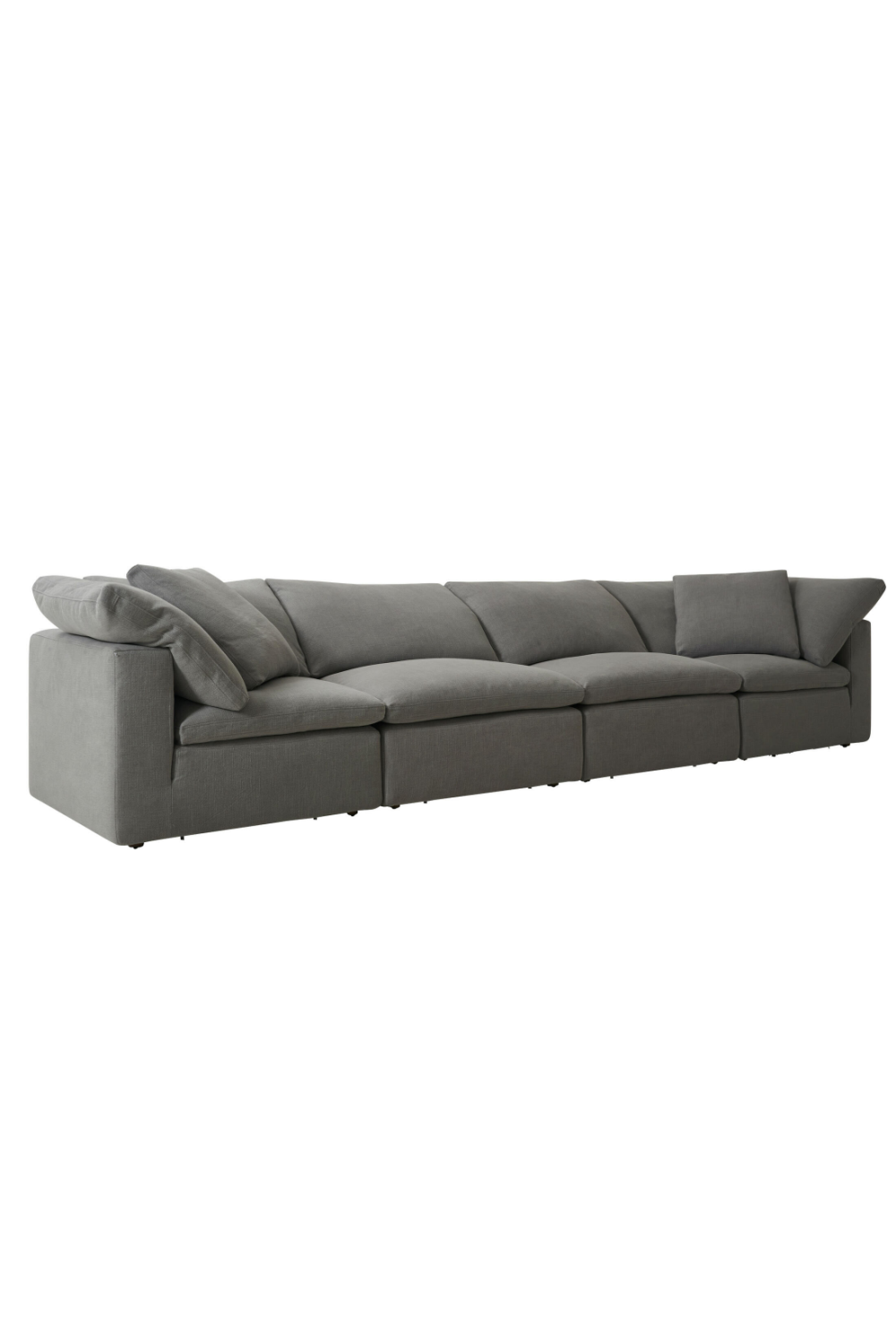 Gray Cotton Sectional Sofa L | Andrew Martin Truman | Oroa.com