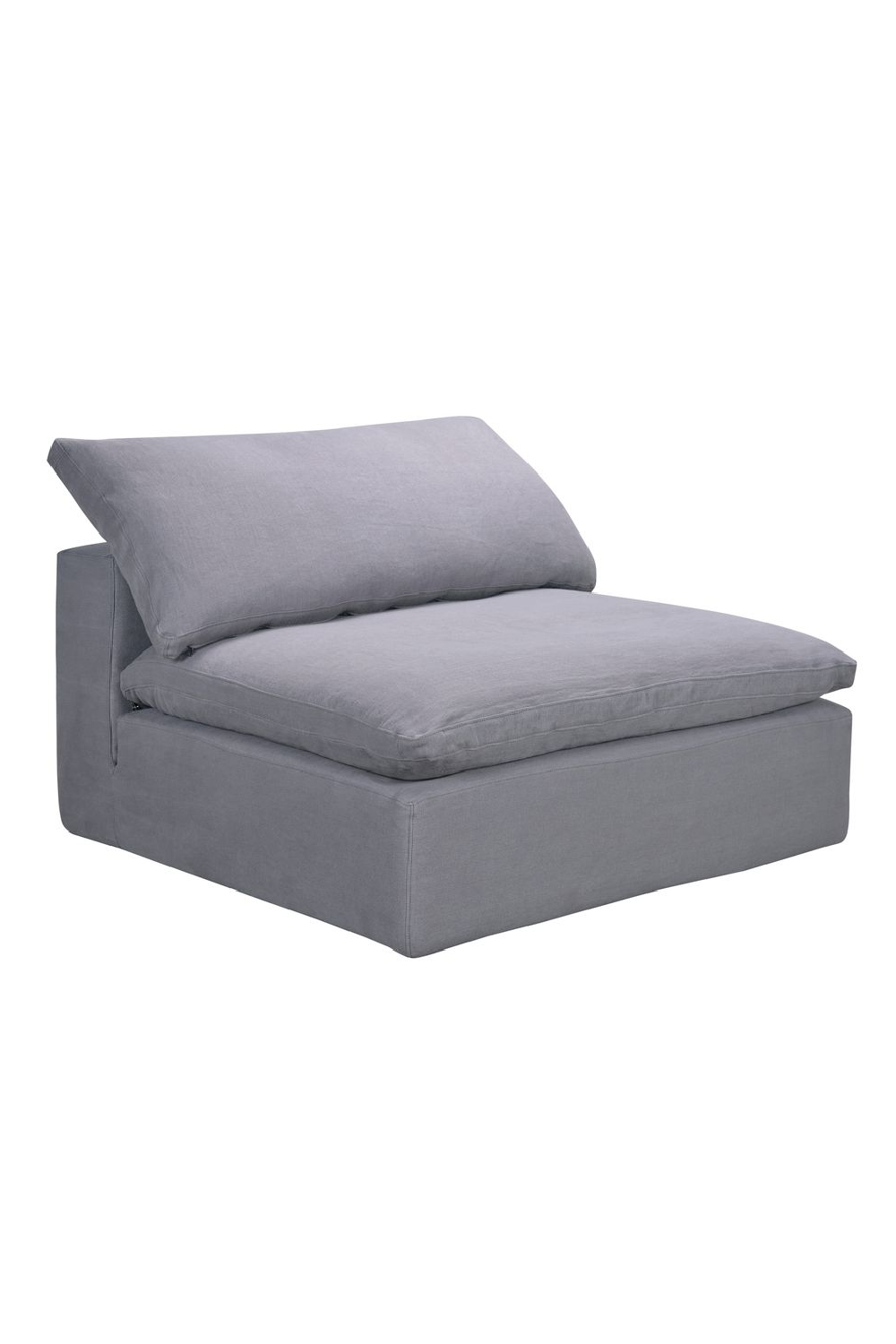 Gray Cotton Sectional Sofa L | Andrew Martin Truman | Oroa.com