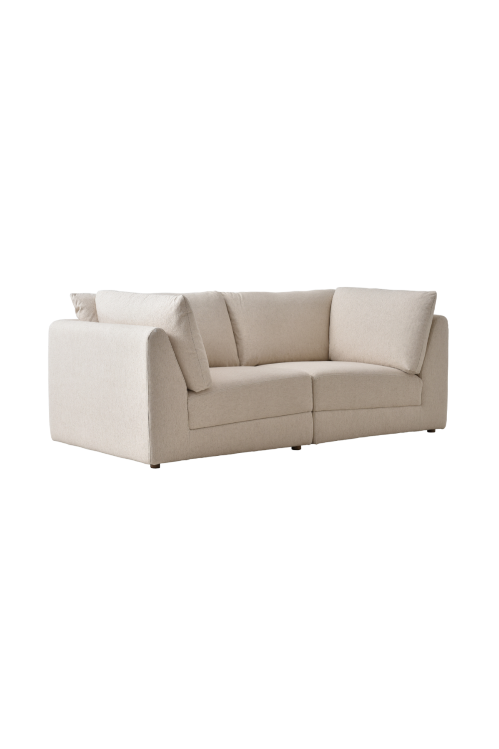Neutral Linen Sectional Sofa | Andrew Martin Bundum | Oroa.com