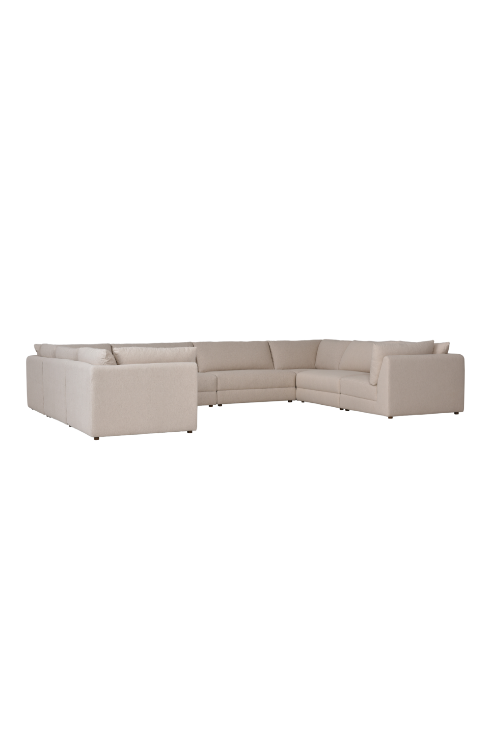 Neutral Linen Sectional Sofa | Andrew Martin Bundum | Oroa.com