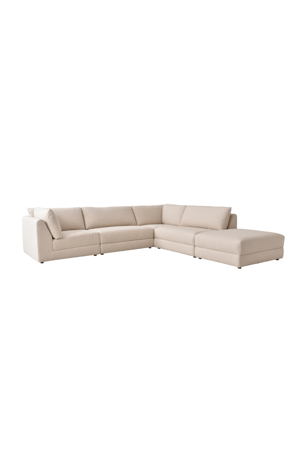 Neutral Linen Sectional Sofa | Andrew Martin Bundum | Oroa.com