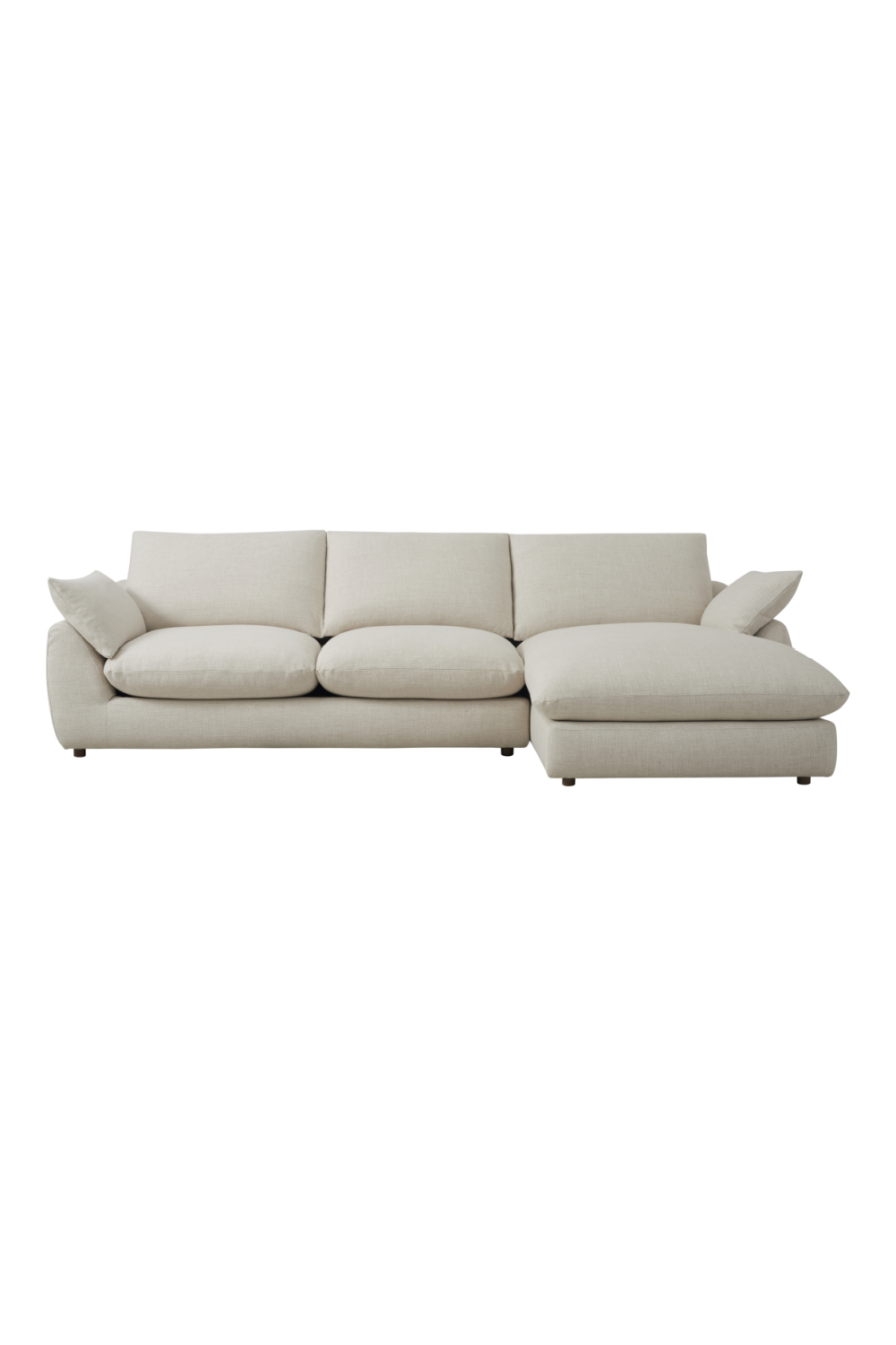 Neutral Linen Corner Sofa | Andrew Martin Fulton | Oroa.com