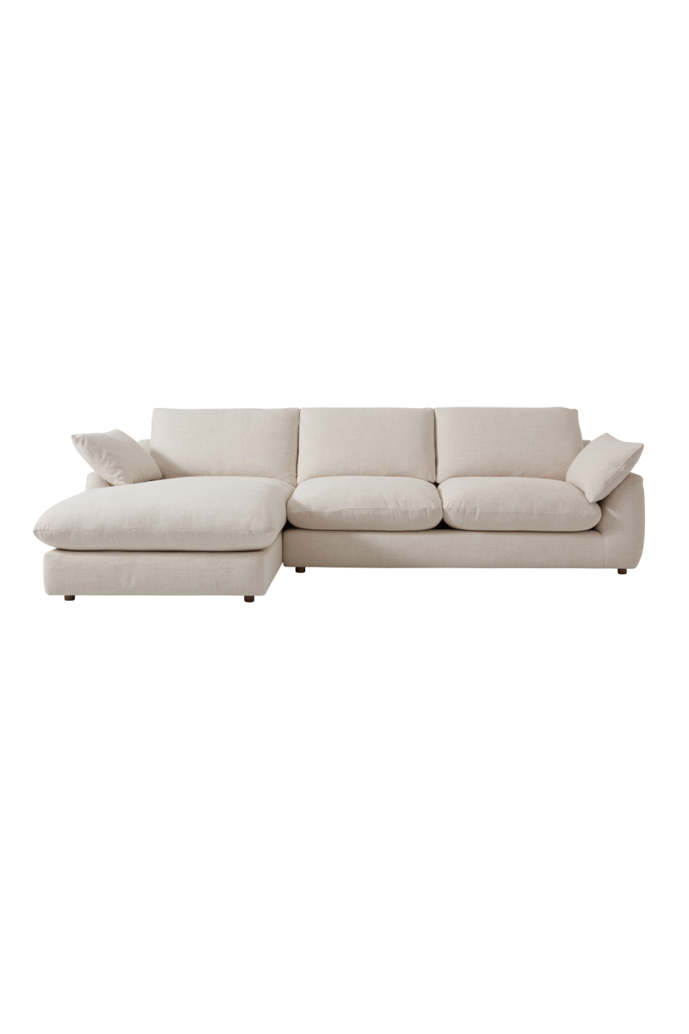 Neutral Linen Corner Sofa | Andrew Martin Fulton | Oroa.com