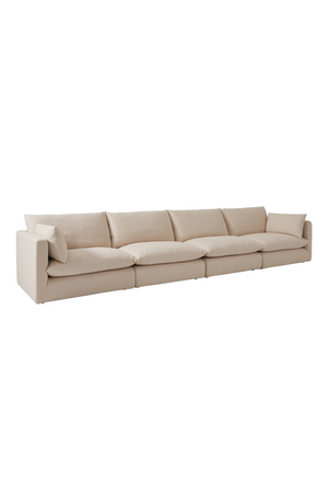 Cream Linen Sectional Sofa | Andrew Martin Clinton | Oroatrade.com