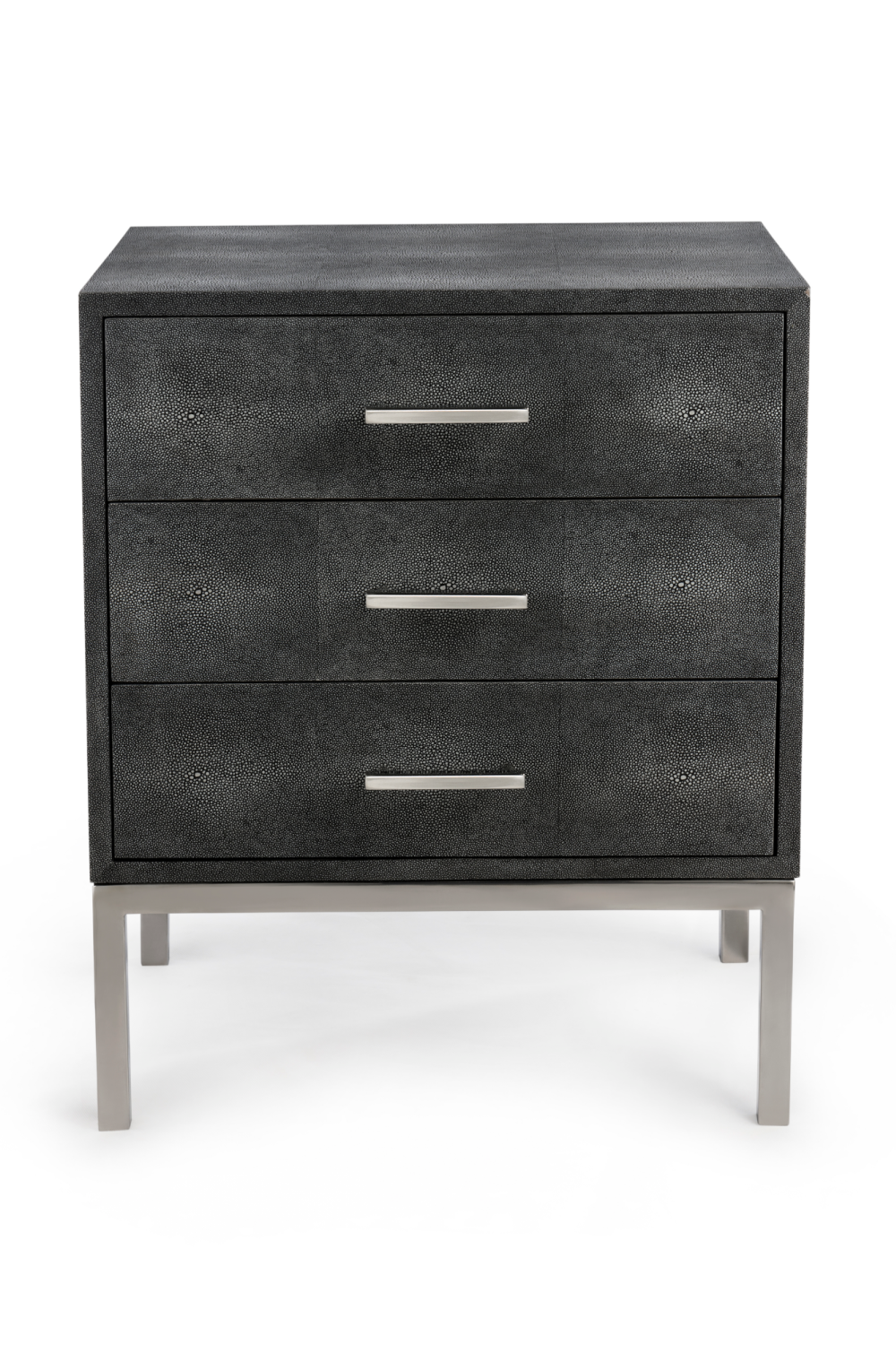 Gray Shagreen Side Chest | Andrew Martin Jasper | OROA