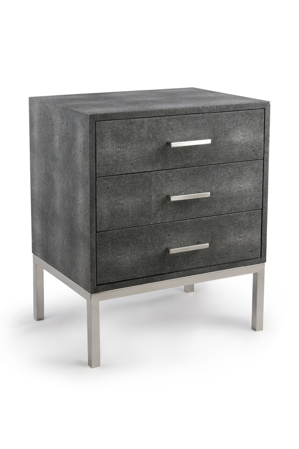 Gray Shagreen Side Chest | Andrew Martin Jasper | OROA