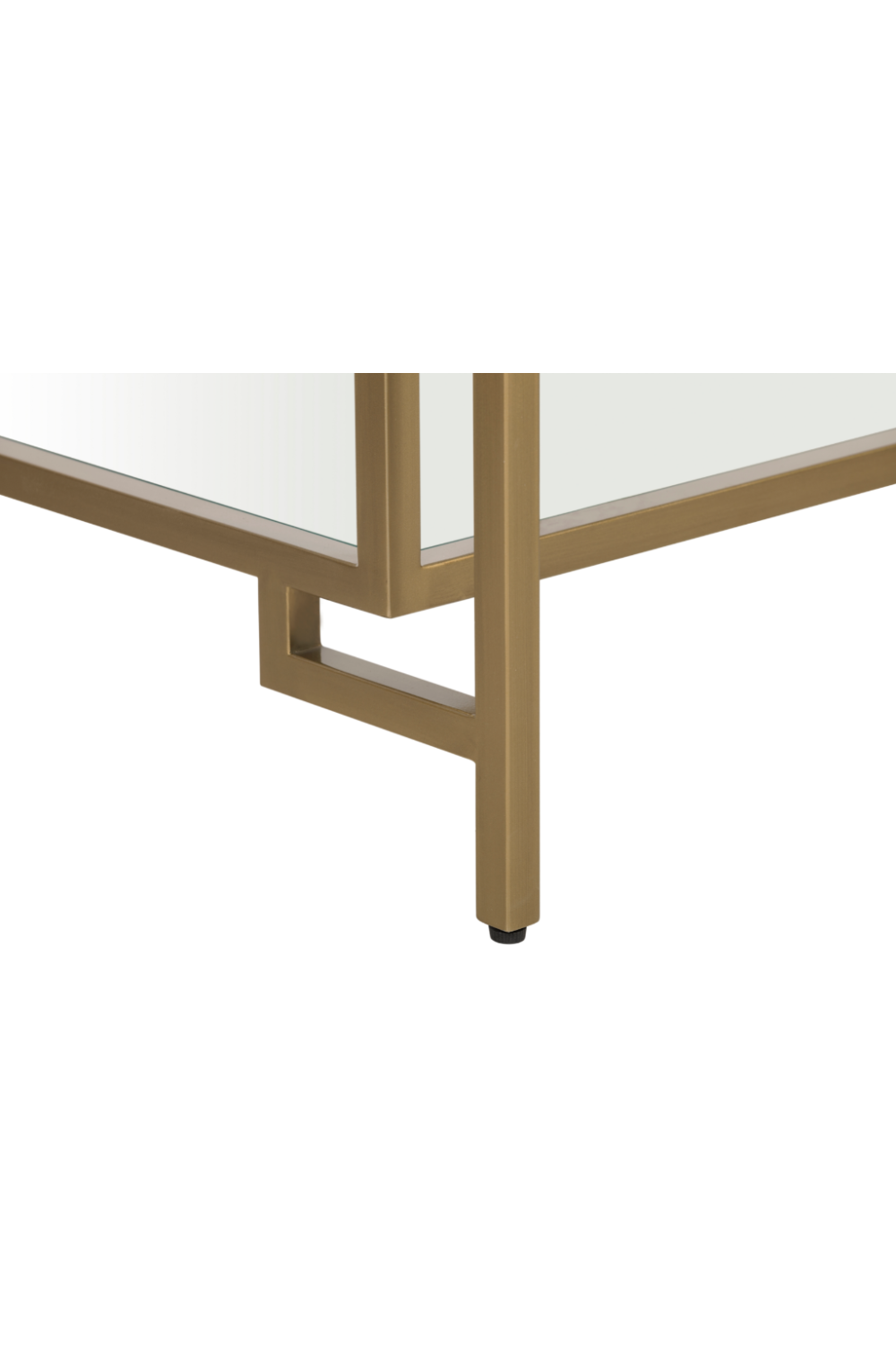 Glass in Golden Frame Side Table | Andrew Martin Architect | OROA