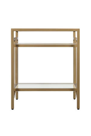 Glass in Golden Frame Side Table | Andrew Martin Architect | OROA
