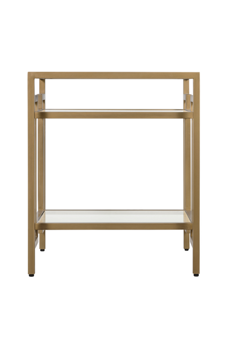 Glass in Golden Frame Side Table | Andrew Martin Architect | OROA