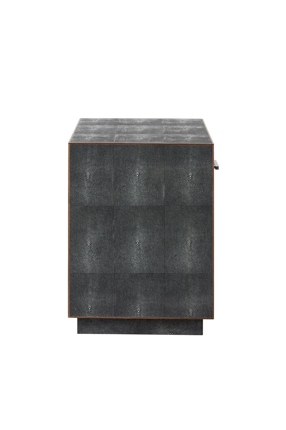 Gray Shagreen with Drawer Bedside Table | Andrew Martin Fitz | OROA